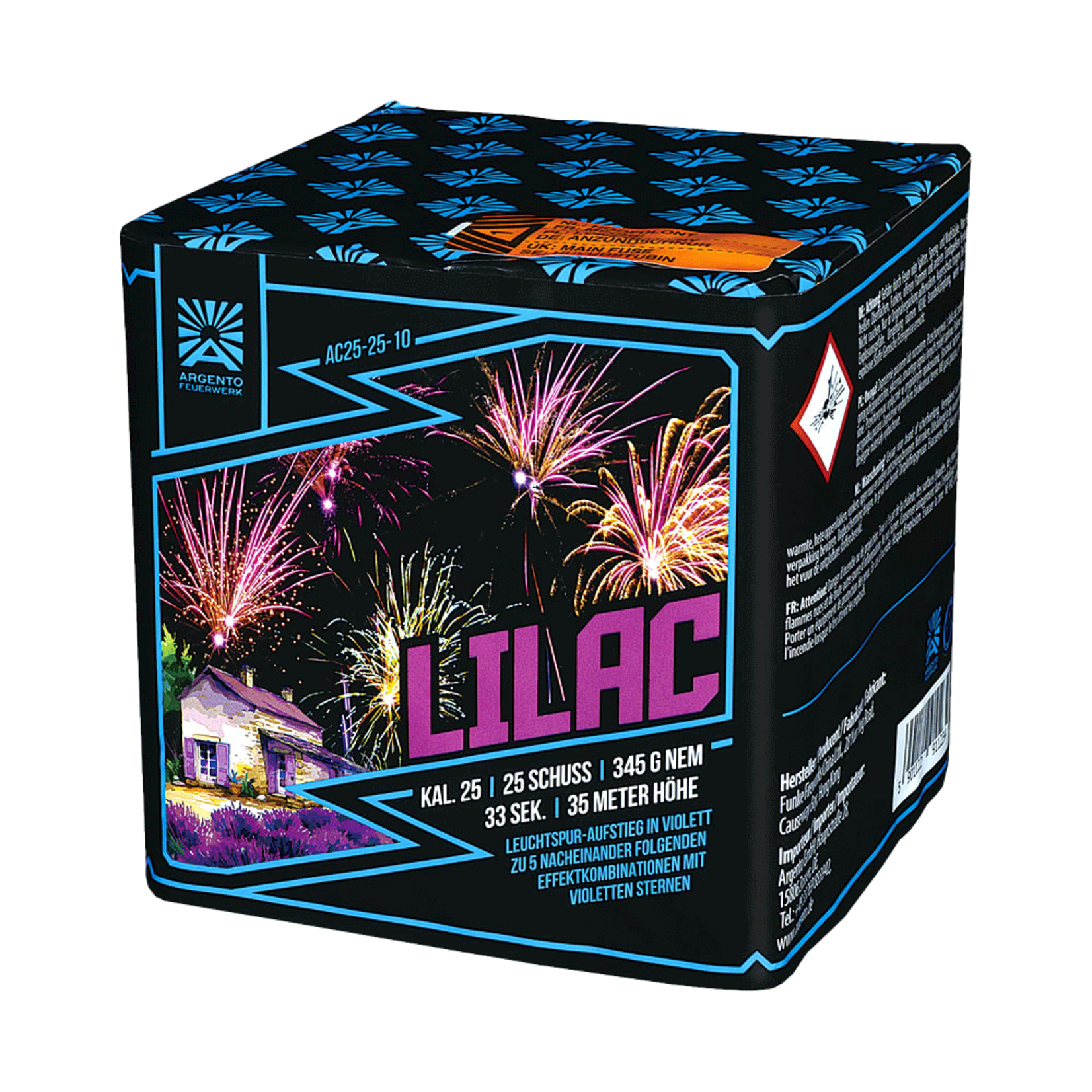 Argento Vuurwerk Lilac 25 Shots