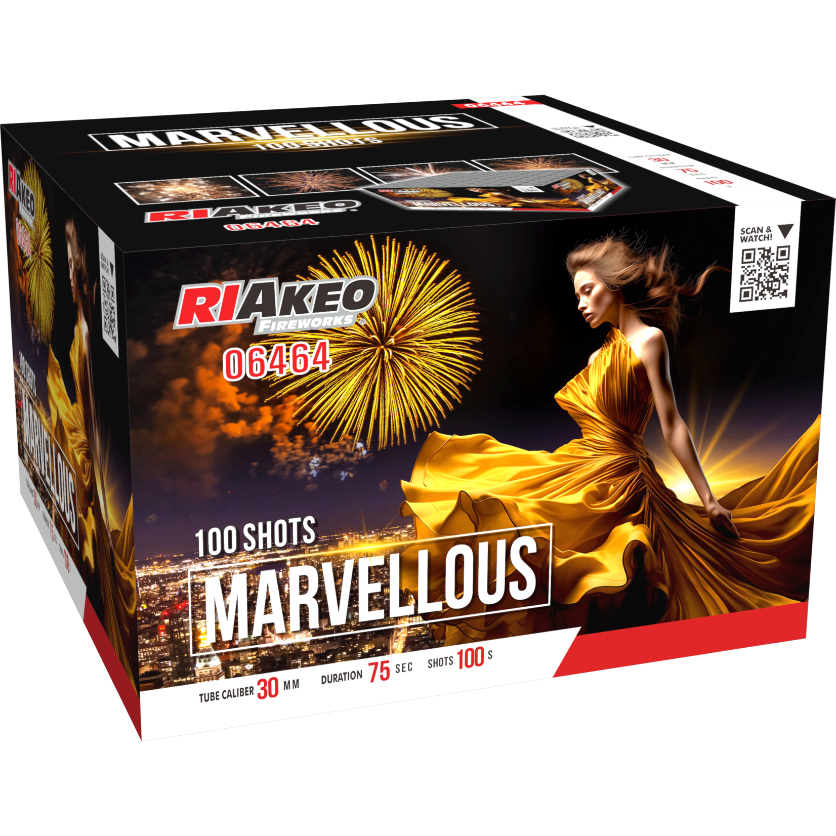 Riakeo Fireworks Marvellous 100 shots